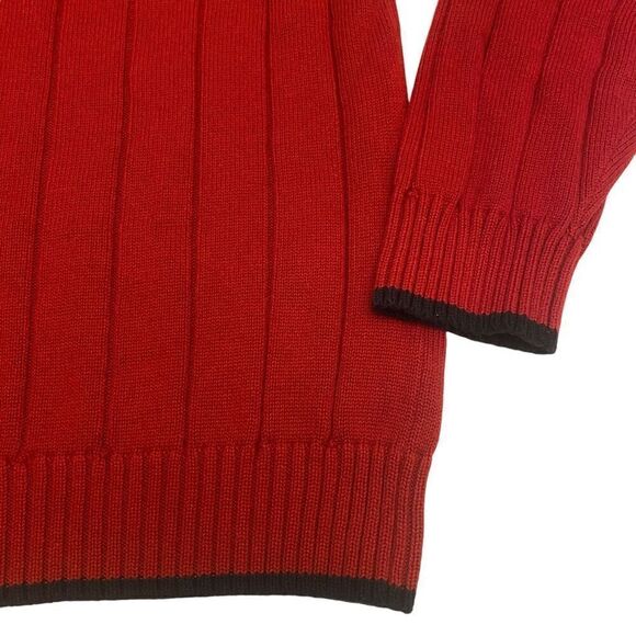 Nautica Red V-Neck Men's Pullover Sweater Size XXL - Picture 5 of 12
